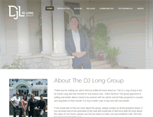 Tablet Screenshot of djlonggroup.com